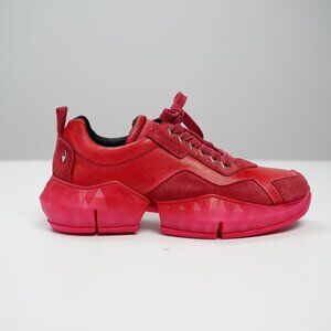 Jimmy Choo Red Leather Shoe